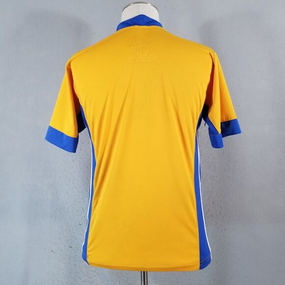 Gool Tigres UANL Mexico soccer jersey men's small yellow Dri-Fit flawed - Picture 8 of 13
